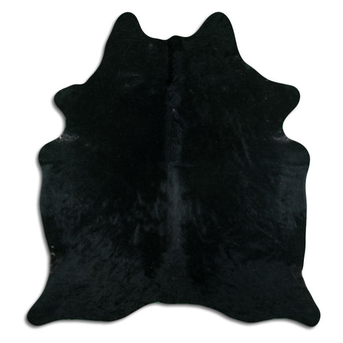 Schwarzes Kuhfell L