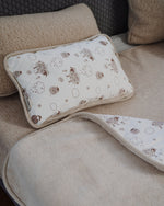 Kinderdecke „Zimt“ aus Kamelhaar & Merinowolle | zweilagig