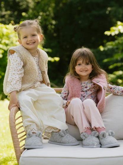 Kinderweste ''Panda'' Beige