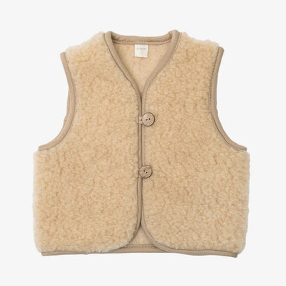 Kinderweste ''Panda'' Beige