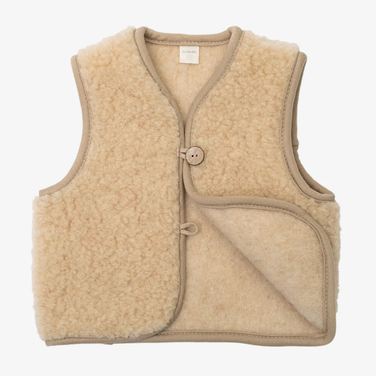 Kinderweste ''Panda'' Beige