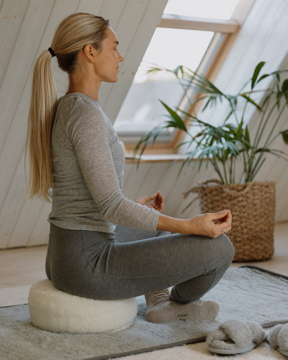 Merino Meditationskissen – Bild 5 von 5